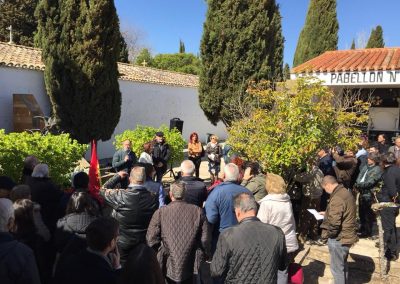 La Agrupación Local del PSOE de Albacete honró, ante el monumento ‘A los que amaron la Paz’