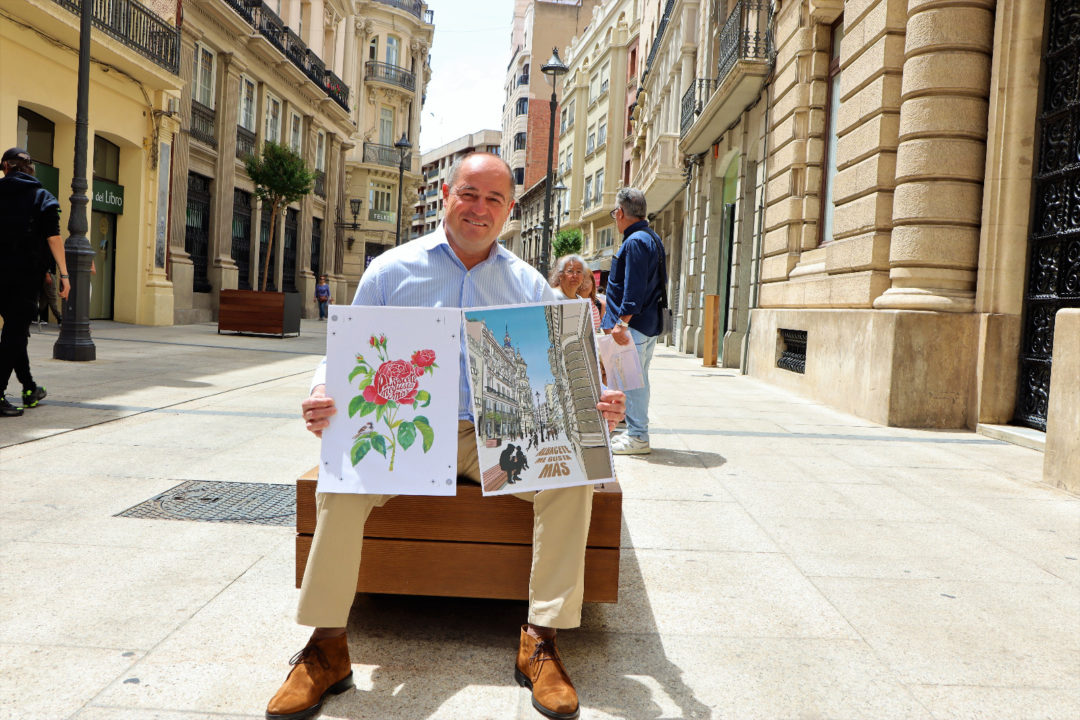 El alcalde y secretario general de la Agrupación Municipal del PSOE, Emilio Saez Cruz, ha adelantado esta mañana dos de las imágenes en las que apoyará la parte visual de su campaña electoral para la Alcaldía en las elecciones del 28 de mayo.