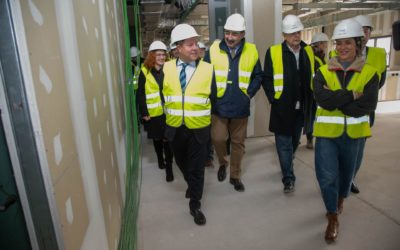 Page visita las obras del Hospital de Albacete