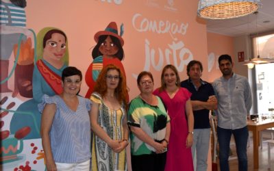 Amparo Torres valora la función social que realiza Cáritas y muestra interés por su proyecto de reducción de desperdicio alimentario