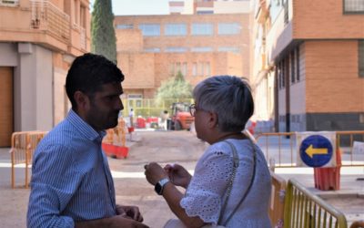 El PSOE exige a Manuel Serrano mayor diligencia y responsabilidad, para que se concluyan las obras de la calle Santa Quiteria, Puerta de Valencia y Puerta de Murcia