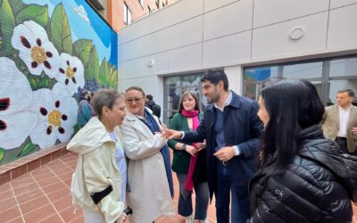 Inauguración de los murales del centro de Autonomía Ágora