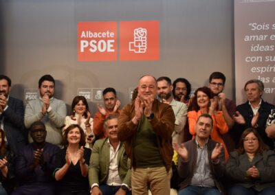 Emilio Saez Cruz, reelegido secretario general del Partido Socialista Obrero Español en la ciudad de Albacete.