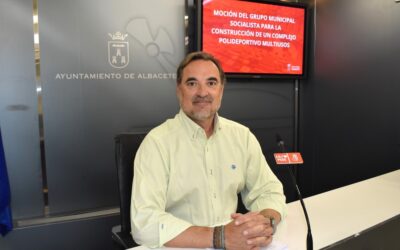 El Grupo Municipal Socialista denuncia que Manuel Serrano “sigue incumpliendo” su compromiso de dotar a la ciudad de un gran complejo deportivo multiusos