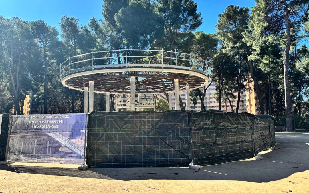 El PSOE lamenta que el Templete del Parque no vaya a estar terminado hasta el 30 de agosto para los conciertos de la Banda Sinfónica Municipal de Albacete