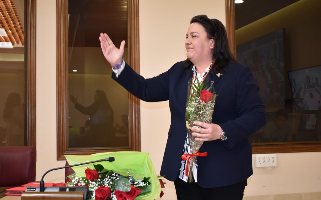 Verónica García Gómez toma posesión como concejala del Grupo Municipal Socialista en el Ayuntamiento